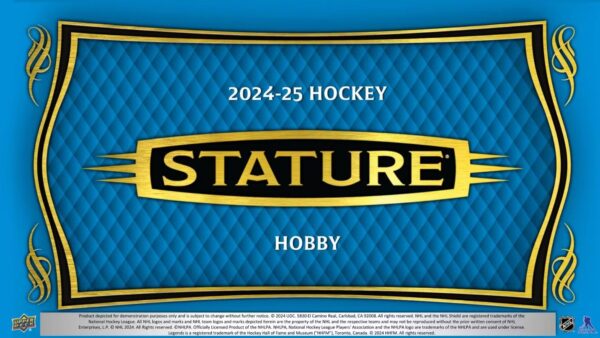 24-25 Upper Deck Stature Hockey 16 Box Case PYT Break